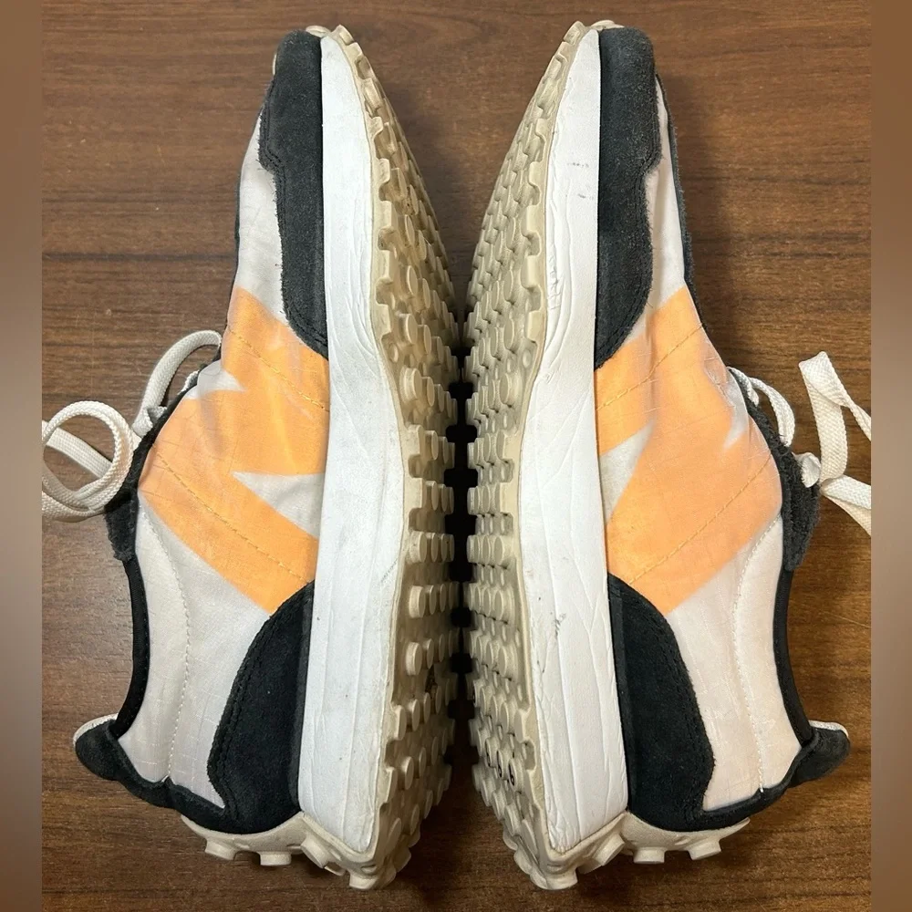 New Balance 327 Men’s 8.5 White Orange Black MS327SO - Picture 4 of 8